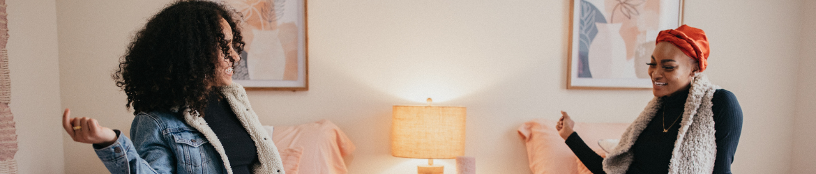 Chaparral Residents in Model Apartment